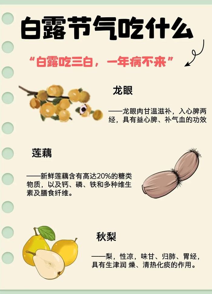白露必吃的6种食物